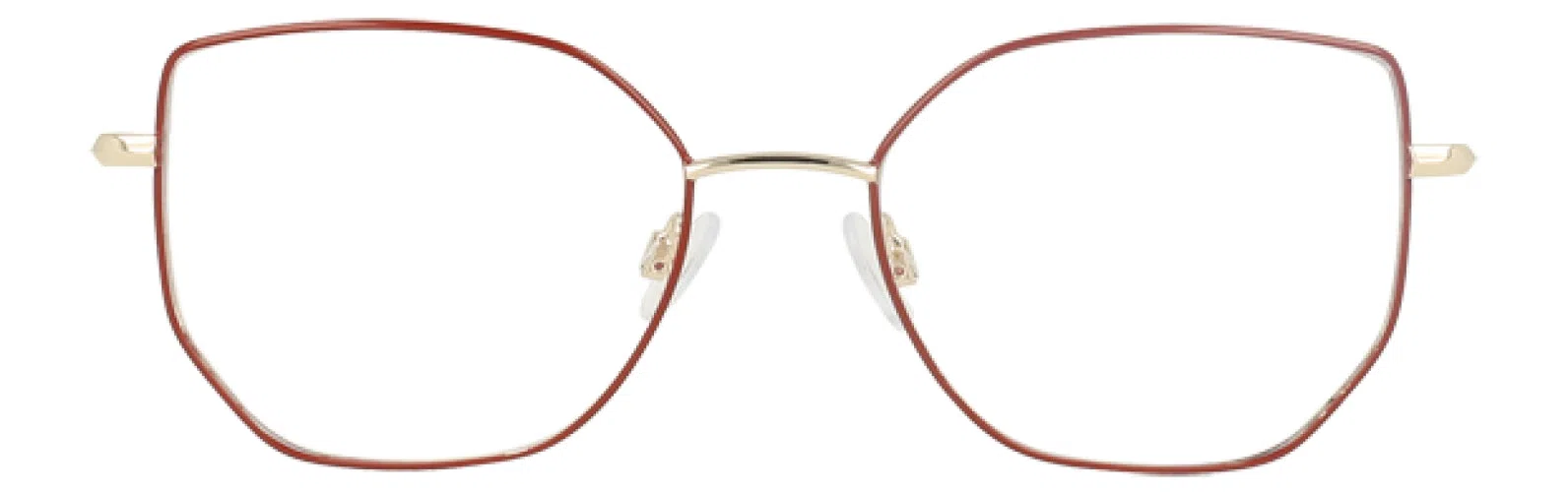 Leon Max LM4101 Eyeglasses - Red/gold - view 3